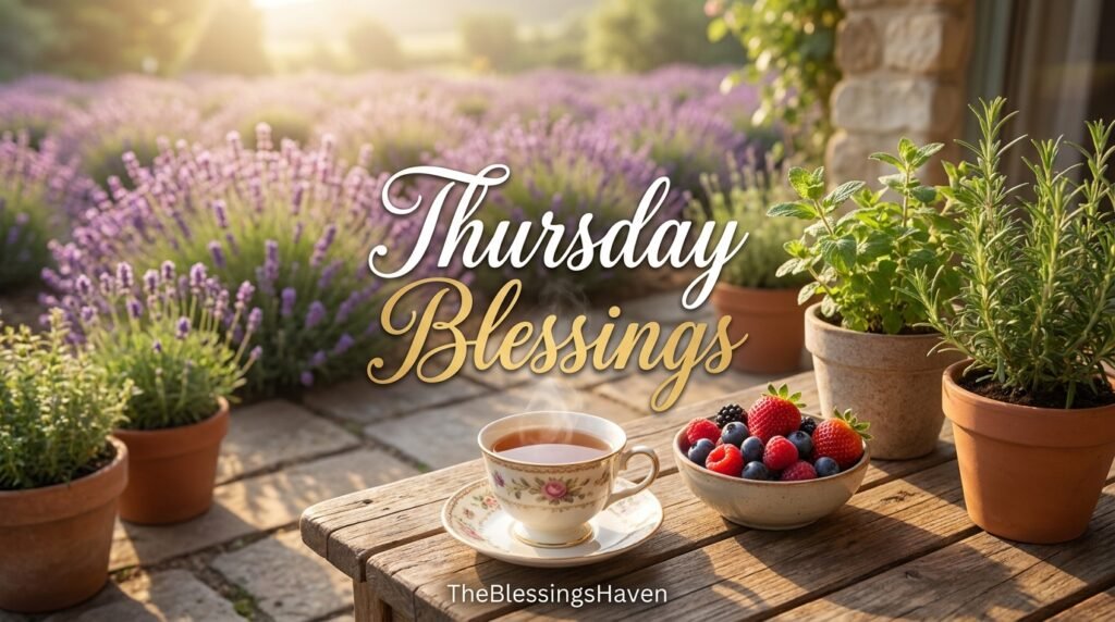 140+ Thursday Blessings Wishes, Prayers