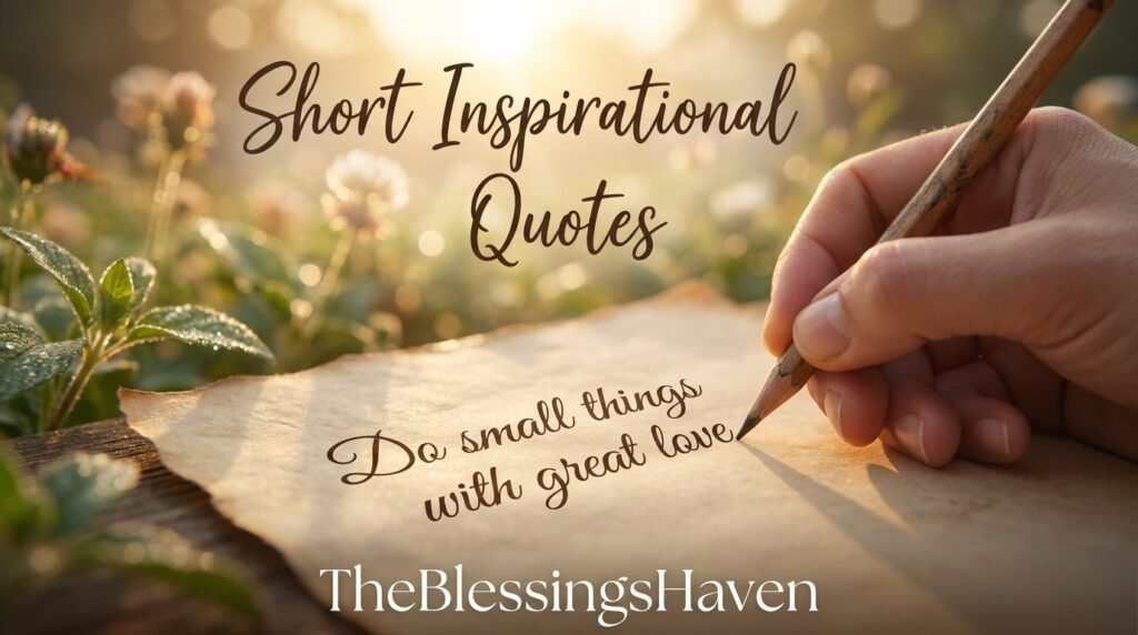 Amazing Short Inspirational Quotes to Boost Your Mindset
