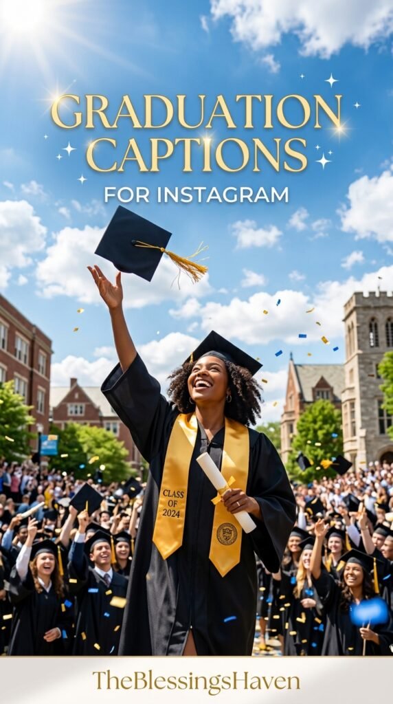 Graduation Captions for Instagram to Celebrate Inspirational + motivational