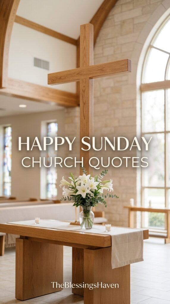 Happy Sunday Church Quotes to Inspire Worship