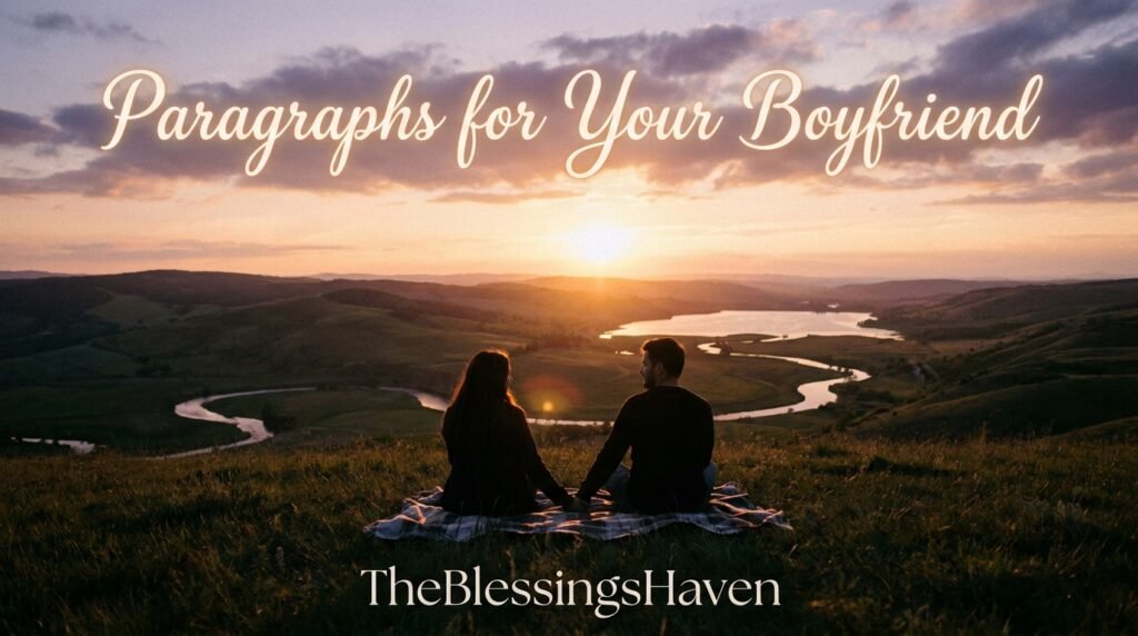 Romantic Paragraphs for Your Boyfriend to Melt His Heart